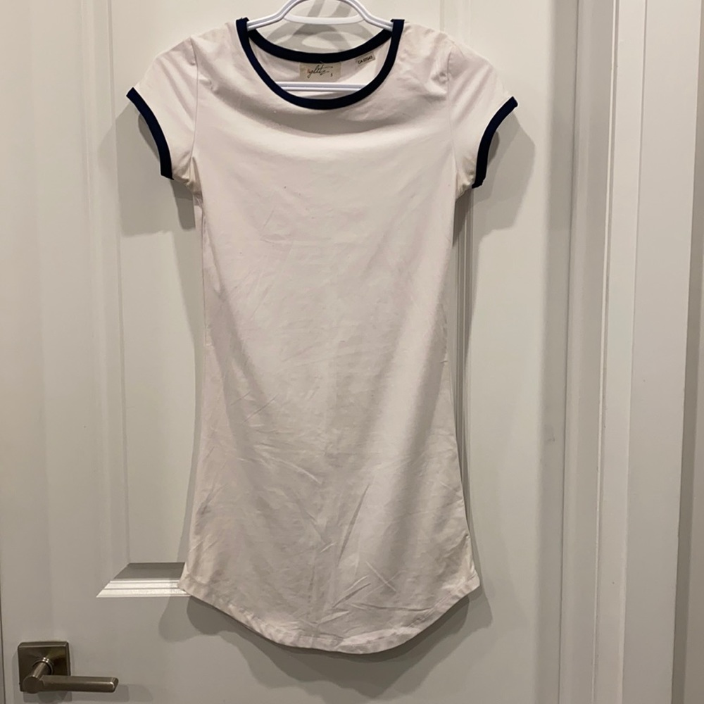 Cute white dress from Glitz Boutique.